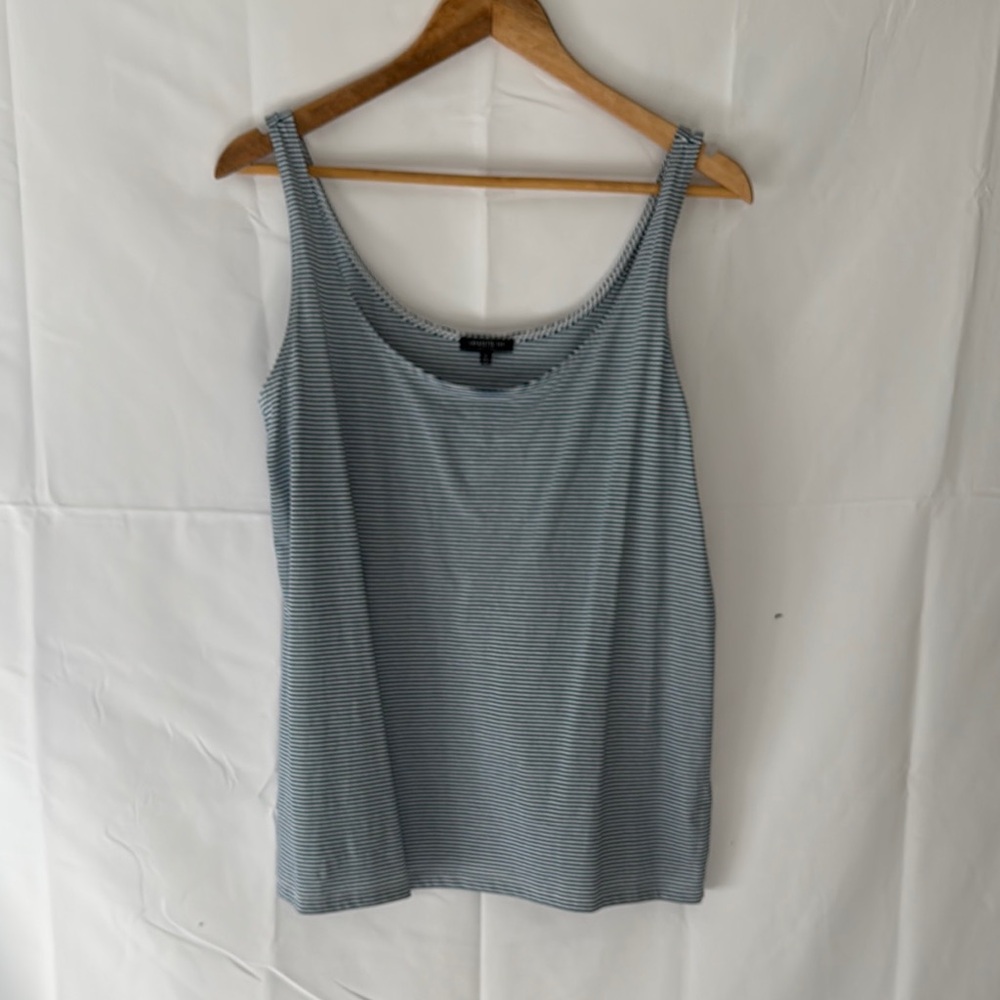 Striped Blue Tank Top
